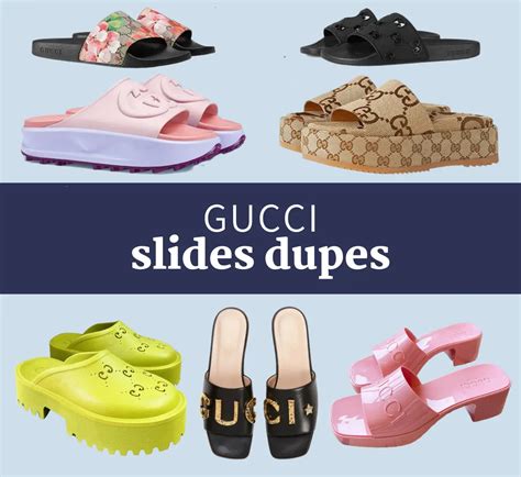 gucci rubber slides cheap|Gucci rubber slide dupes.